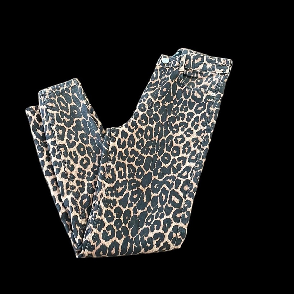 Zara Leopard Jeans